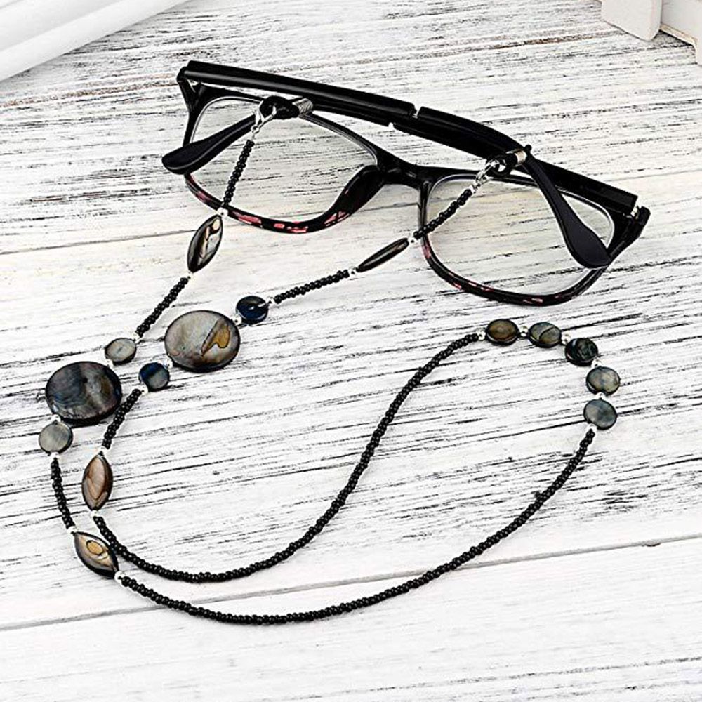 Women Handmade Fashion Imitation Pearl Beaded Eyeglass Eyewears Sunglasses Strap Rope Reading Glasses Chain Cord Holder