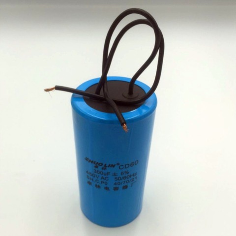 AC Motor Capacitor Start Capacitor CD60 450VAC 300uF ► Photo 1/6