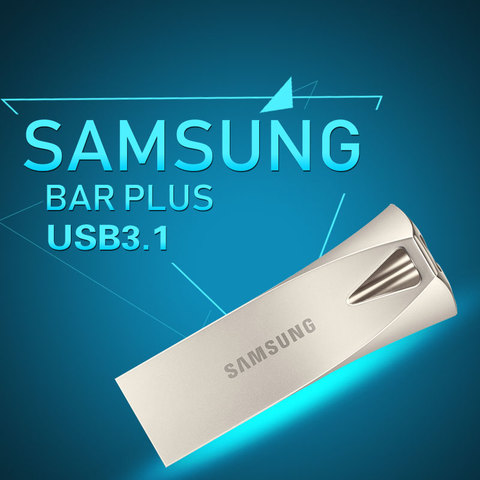 SAMSUNG USB Flash Drive Disk 16GB 32GB 64GB 128GB 256GB USB 3.1 Metal Mini Pen Drive Pendrive Memory Stick Storage Device U Disk ► Photo 1/6