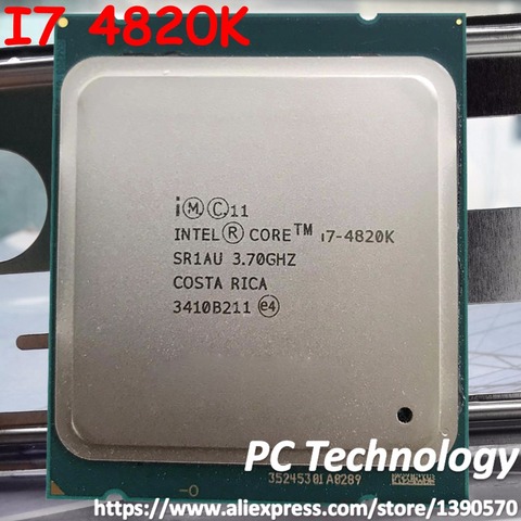 Original Intel core processor i7-4820k (3.7Ghz/10MB/4-cores/130W/22nm) LGA2011 Desktop CPU free shipping i7 4820K ► Photo 1/1