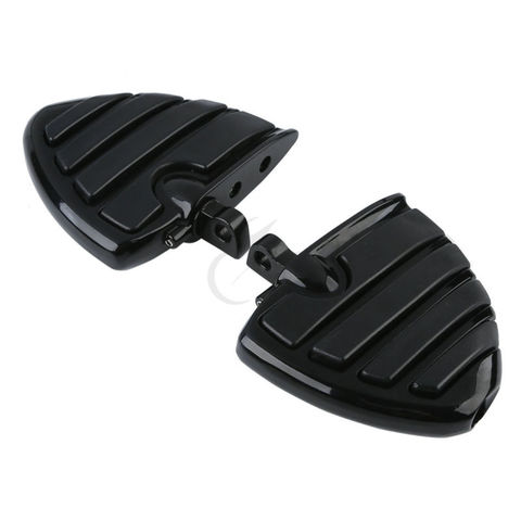 Motorcycle Male Mount-Style Wing Style Foot Rests FootPegs For Harley Touring Electra Glide Softail FLS FXCW FLSS FLHS V-Rod ► Photo 1/6