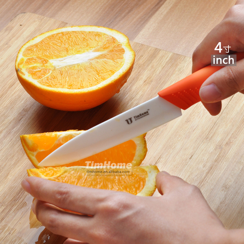 Potato Peeling Zirconia Oxide Ceramic Knife 4 inch Original Timhome Fruits Ceramic Knife with Cover ► Photo 1/1