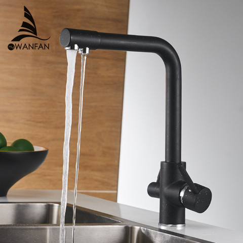 Filter Kitchen Faucets Deck Mounted Mixer Tap 360 Rotation with Water Purification Features Mixer Tap Crane For Kitchen WF-0175 ► Photo 1/6
