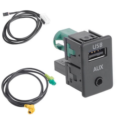 RCD510+310+300+RNS315 AUX USB Switch Cable FIT FOR VW MK6 Golf Jetta CC PASSAT B6 B7 Drop shipping ► Photo 1/6