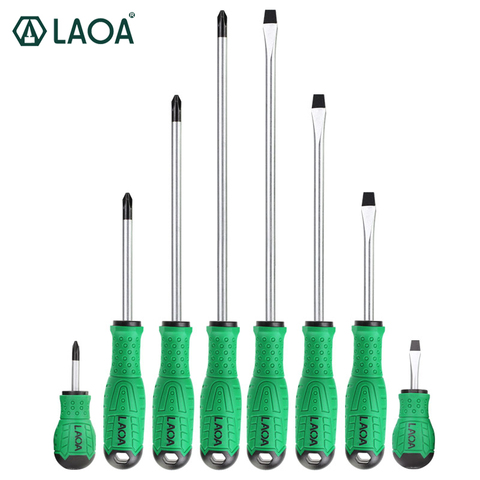 LAOA Screwdriver 1PC Magnetic Multifunctional Alloy Steel with Non-slip Handle Screwdrivers Slotted Phillips ► Photo 1/6
