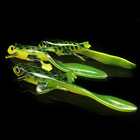 Fishing  Simulation Giant Salamander Soft Lure Artificial Bait Lizard Silicon Baits 7.5cm/3g Lot 3 Pieces Sale ► Photo 1/3