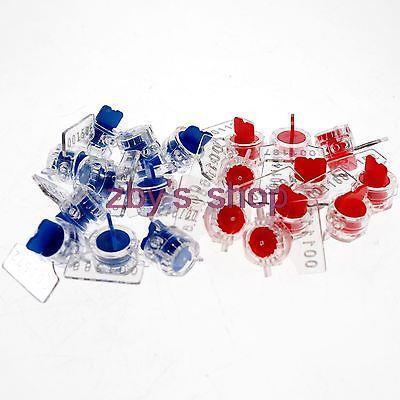 10pcs Easy to Use Water&Electric Meter Seal Lead Seal Anti-theft Without Wire Button Shape Black Red Orange Yellow Blue Green ► Photo 1/5