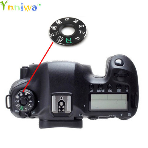 For Canon 5D2 5D3 5D4 60D 70D 6D 7D 80D 600D 700D 7D2 5Ds mode dial pad turntable patch, tag plate nameplate Camera repair parts ► Photo 1/6