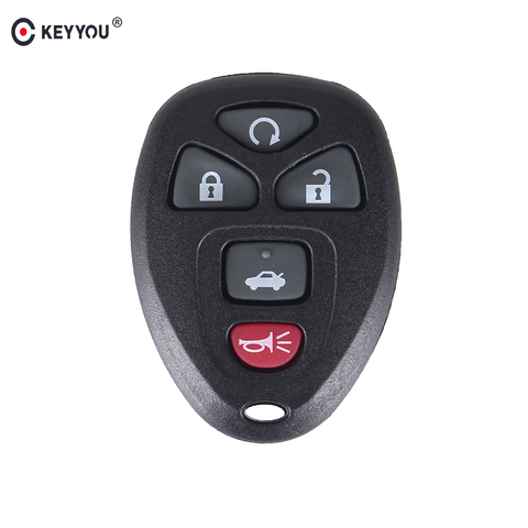 KEYYOU Remote Car Entry Keyless Key Shell Case Fob For Buick For Chevrolet GMC 5 Buttons ► Photo 1/2
