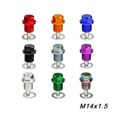 M14*P1.5MM Engine Dress Up Magnetic Oil Drain Plug Package Oil Sump drain plug For Most Cars With  M14*P1.5MM thread ► Photo 1/6