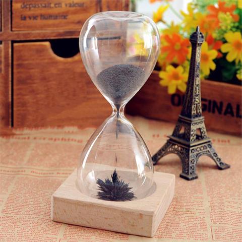Creative Sand Awaglass Hand-blown Timer clock Magnet Magnetic Hourglass ampulheta crafts sand clock hourglass timer Christmas ► Photo 1/6