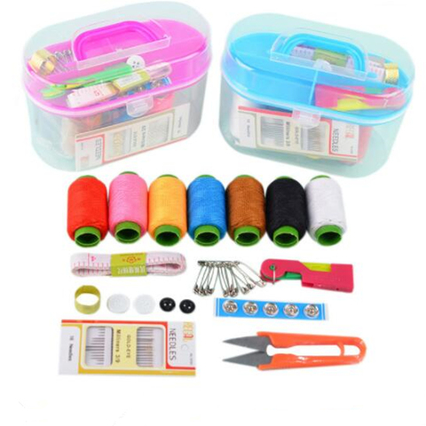 10 Styles Sewing Kit Storage Box For Needlework Storage And Home Decorations, Needles Sewing Thread Pins Thimble For DIY Apparel ► Photo 1/6