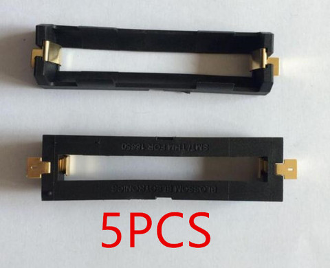 5Pcs/lot High Quality 1X 18650 Battery Holder SMD With Bronze Pins 18650 Battery Storage Box TBH-18650-2C-SMT ► Photo 1/2
