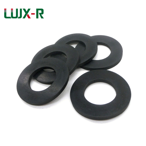 LUJX-R Thickness 5mm Rubber Flat Gasket Nitrile Plain Washer Quick Connector Gaskets ID22/28/33/41/47/60/76/98mm Sealing Rings ► Photo 1/5