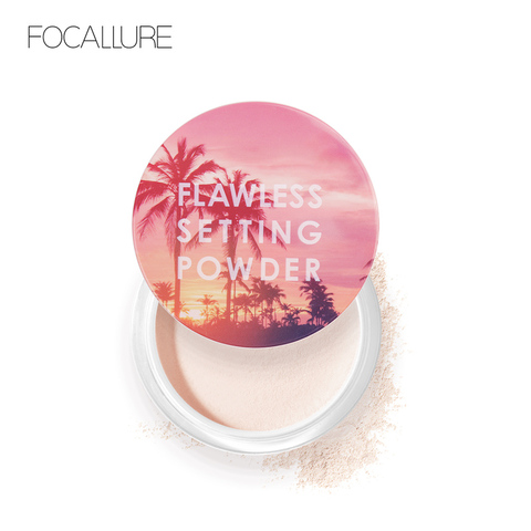 FOCALLURE New Top Quality Loose Powder Translucent Light Smooth Setting Powder Waterproof Oil-control Velvety Face Makeup ► Photo 1/6
