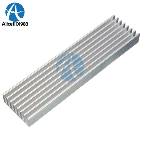 100x25x10mm Aluminum Heat Sink Cooling LED Power IC Transistor For Computer Board Motherboard MOS Tube TO-3P Large Power Tube ► Photo 1/6