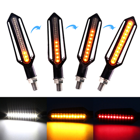 For Kawasaki Z750 Z750R Z750S R S Z800 E version ER6n ER6f Z800 Z1000 motorcycle turn signal Lights Flowing flicker led Blinkers ► Photo 1/6