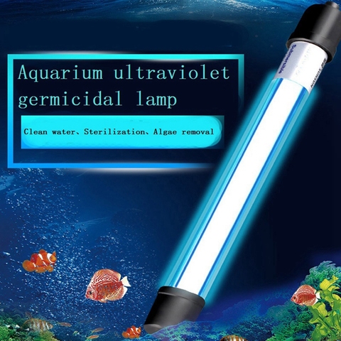 5/7/9/11/13 W Aquarium Sterilizer Lights UV Lamp Fish Tank Bactericide UV Disinfection Water Treatment Purifier ► Photo 1/6