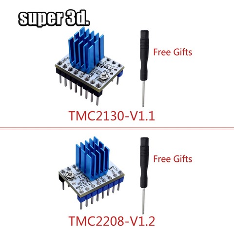 TMC2130 V1.1TMC2130SPI TMC2208 Stepper Motor StepStick Mute Driver Silent Excellent Stability And Protection With Heatsink ► Photo 1/6