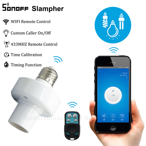 Buy Online Sonoff Slampher Rf 433mhz Wireless Control Light Holder E27 Universal Wifi Light Lamp Bulbs Holder Smart Home Switch Ios Android Alitools Buy Online Sonoff Slampher Rf 433mhz Wireless Control Light Holder E27 Universal Wifi Light Lamp Bulbs Holder Smart Home Switch Ios Android Alitools