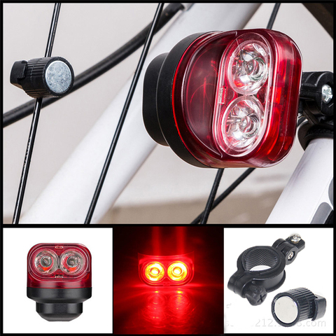 Waterproof Cycling Bike Light Magnetic Night Running Light Safety Warning Rear Lamp Bicycle Front Light Lamp velo licht ► Photo 1/1