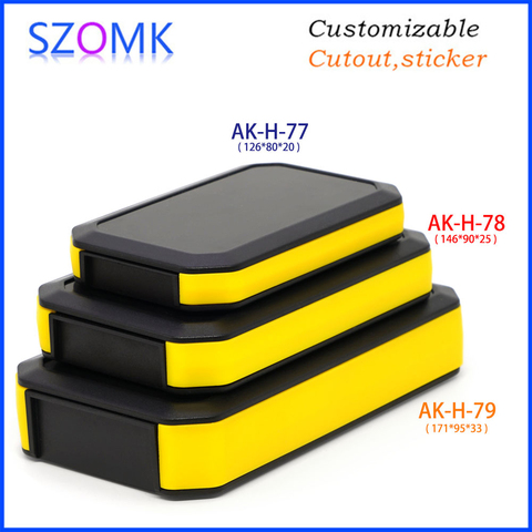 1 piece 126*80*20mm szomk new design plastic enclosure for electronics plastic box handheld instrument housing control box ► Photo 1/6