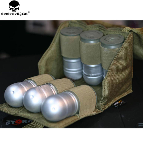 EMERSONGEAR Six Pack Grenade  Model Pouch Tactical Molle Grenade pouch FOR 40MM Airsoft Military  EM8509 ► Photo 1/6