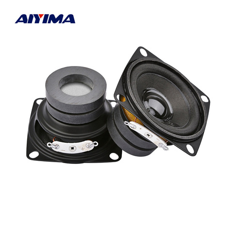 AIYIMA 2Pcs 2Inch Mini Audio Portable Speakers Full Range Sound Speaker 4 8 Ohm 10W Loudspeaker DIY Home Theater Sound System ► Photo 1/6