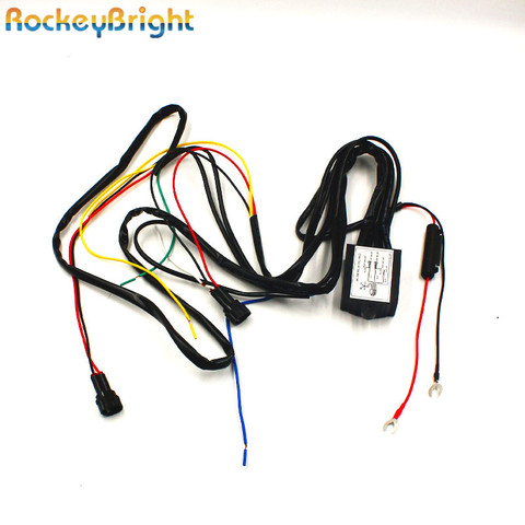 Rockeybright DRL Controller Auto Car LED Daytime Running Lights Relay Harness Dimmer On Off Switch 12-18V car DRL Controller ► Photo 1/6