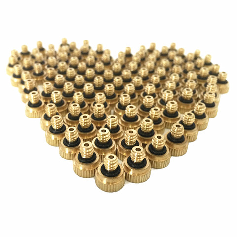 20 PCS/Lot Outdoor Cooling System Brass Misting Nozzles 0.1/0.2/0.3/0.4/0.5/0.6/0.7mm ► Photo 1/6