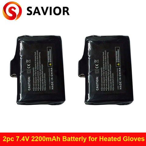 Savior heat Supporting battery for Electric rechargeable heated gloves  heated sock heated hat dedicated winter warm Ski gloves ► Photo 1/6
