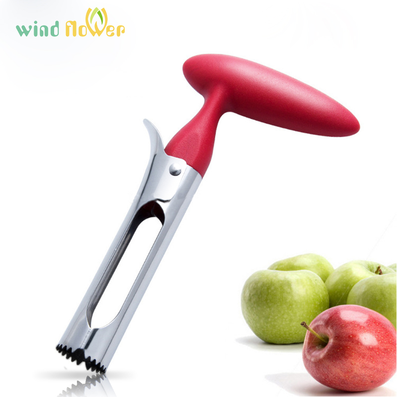 Buy Online Wind Flower Stainless Steel Apple Heart Corer Fruit Seed Core Remover Creative Kitchen Gadgets Fruit Vegetable Tools Alitools