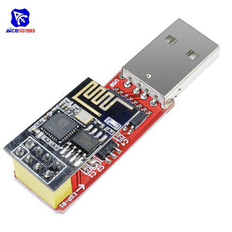 CH340 CH340G USB to ESP8266 ESP01 ESP01S Serial Adapter WIFI Bluetooth Module ESP01 ESP01S Wireless Development Board Programmer ► Photo 1/6