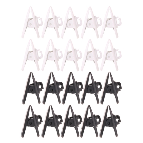 Earphone Accessories 10Pcs/Set Cable Cord Clip Clamp Collar Lapel Shirt Holder For Headphone Earphone dropshipping ► Photo 1/5