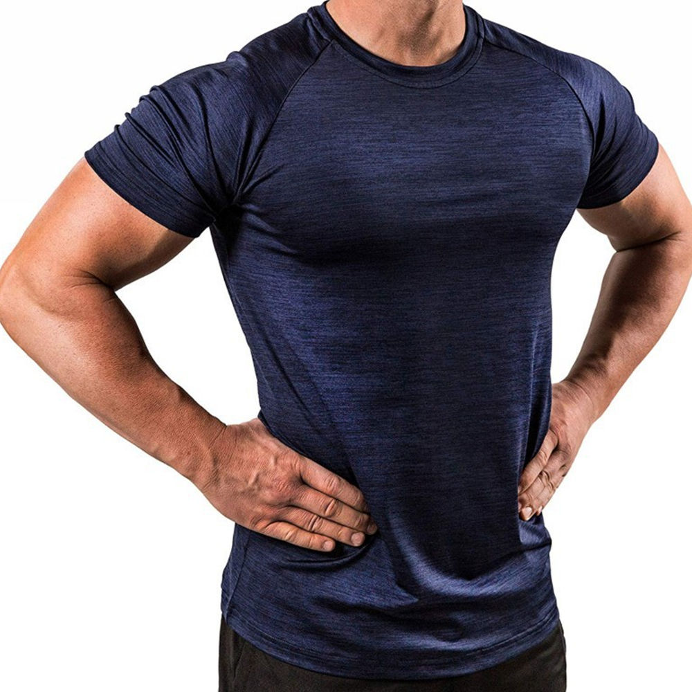 Nother Men's Quick-Drying Sports T-Shirt Breathable Quick Dry Gym Training Outdoor Running T-Shirt 