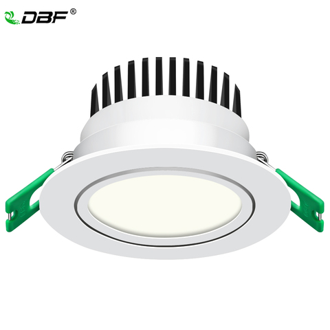 [DBF]New Model Frosted Lens LED Recessed Downlight High Bright Epistar COB LED Ceiling Spot Light 5W 7W 10W 12W with Transformer ► Photo 1/6