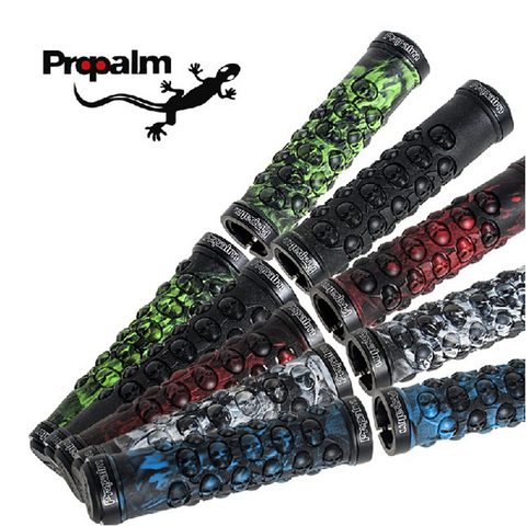 PROPALM Cycling Skull Design TPR Rubber Double Side Lock-on Bike Bicycle Grips MTB Fixed Gear Bike Bicycle Handlebar Cycle Grips ► Photo 1/6