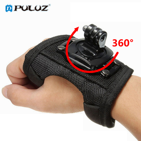 360 Degrees Wrist Band Arm Strap Belt Tripod Mount for GoPro Hero 8/7/6/5/4/3+/2 Camera Fist Adapter Band for Go Pro Accessories ► Photo 1/6