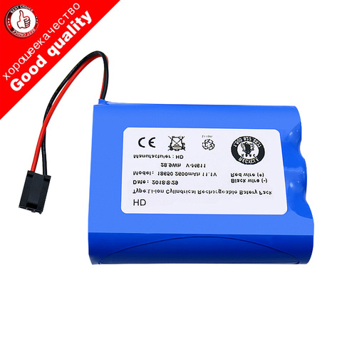 Li-Ion battery 11.1v 2600mah li-ion rechargeble battery for PUPPYOO V-M611A V-M611 M611 robot vacuum cleaner mopping robot ► Photo 1/1