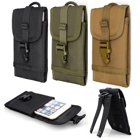 Multifunctional Tactical Military 600D Molle Cell Phone Mobile Phone Belt Pouch Pack Cover for Outdoor Hunting Camping Waist Bag ► Photo 1/6