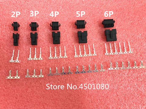 400Pcs/set 2.5mm Pitch 2 3 4 5 6 Pin JST SM Male & Female Plug Housing Pin Header Crimp Terminals Connector Kit ► Photo 1/2