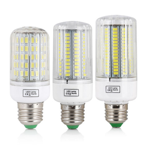 LED Corn Bulb E27 SMD 5730 7W 12W 15W 20W 25W 30W 45W Home Decoration Lamp for Chandelier Spotlight 30 42 64 80 89 136 165LEDs ► Photo 1/6