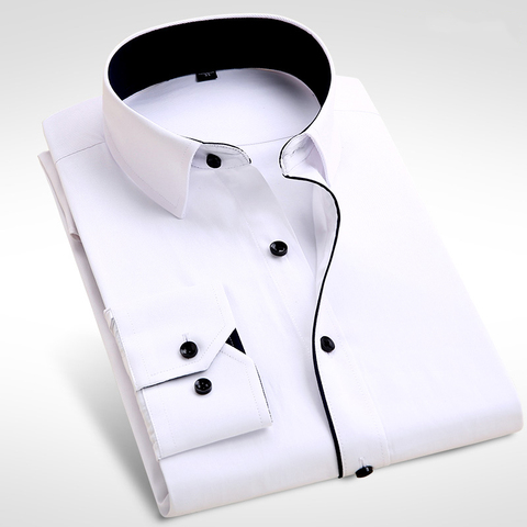 Brand New Men Shirt Male Dress Shirts Mens Fashion Casual Long