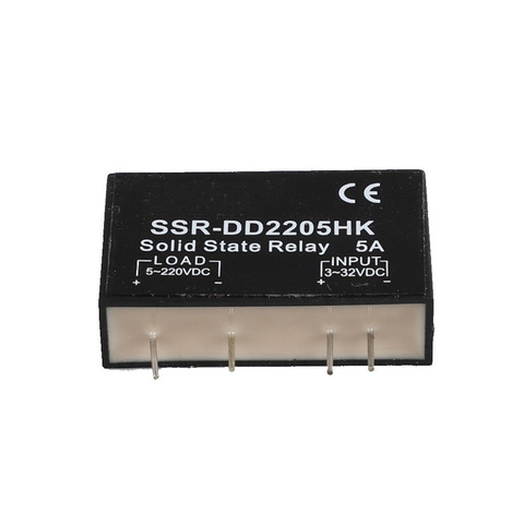 PCB Dedicated with Pins SSR-DD2205HK  5A DC-DC Solid State Relay SSR-DD2205HK ► Photo 1/3