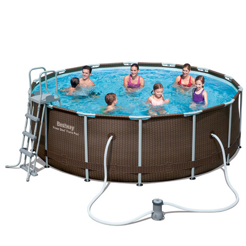 bestway power steel frame pool filter