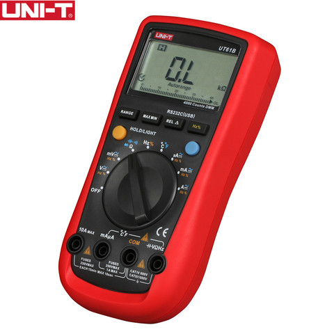 UNI-T UT61B DMM Digital Multimeters 3999 Count Auto Range USB PC Software Auto Power Off Best Accuracy 1% 0.5s Fast Test ► Photo 1/6