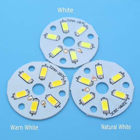 10pcs SMD5730 LED PCB 2W 3W 20mm 23mm 32mm 40mm 44mm White / Natural White / Warm White Light Source  for Led Bulb ► Photo 1/6