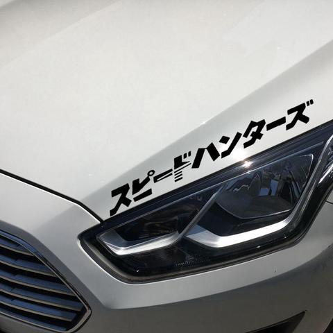 Japanese JDM Speedhunter Car Sticker Headlight Hood Reflective Decals Decor Car Sticker ► Photo 1/6