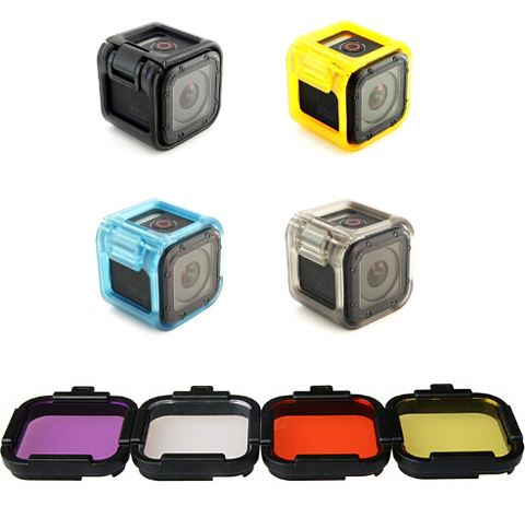 New Clownfish Action camera Lens cap protection cover case Protect border protective diving UV filter For Gopro Hero 5 4 Session ► Photo 1/6