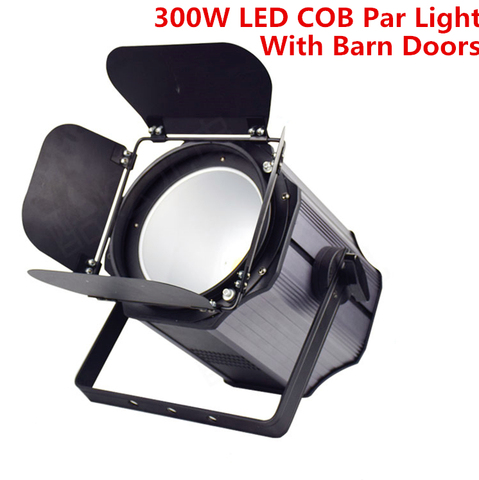 300W COB LED Par Light with Barn Doors Aluminium Led Strobe light Effect Stage Lighting Warm White RGBWA+UV 6in1 200W COB Par dj ► Photo 1/6